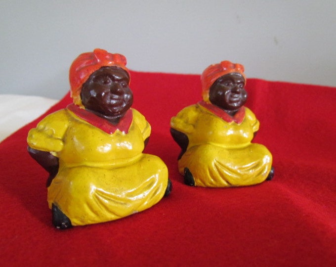Vintage Aunt Jemima Salt and Pepper Shakers Etsy