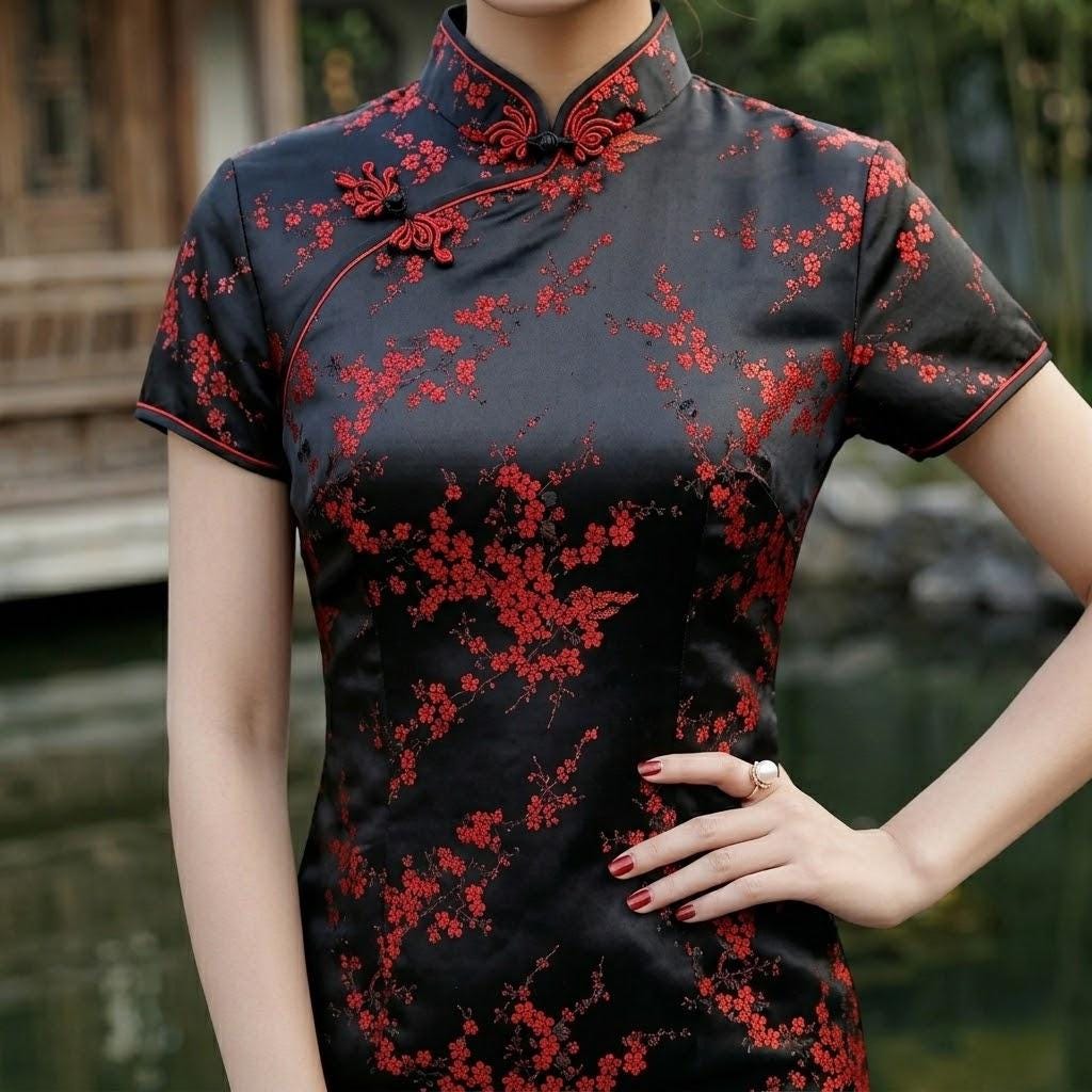Oriental Mini Dress - Etsy