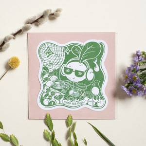 ¡Nabo la música! Juego de palabras con verduras. Celebracion. Felicidades. Tarjeta de cumpleaños. Los mejores deseos