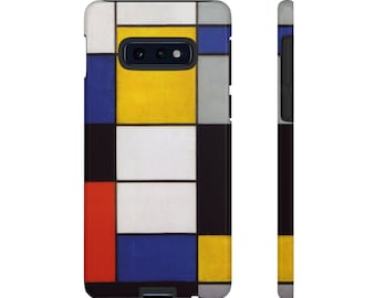 Mondrian Art Tough Case- iPhone, Samsung Galaxy, 19 Options, Matte or Glossy