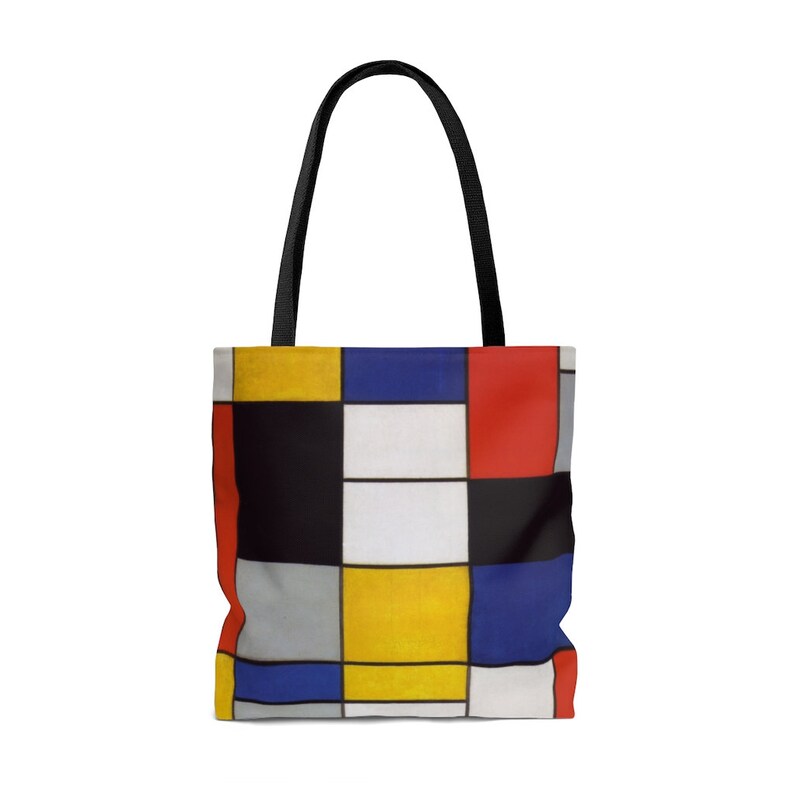 Piet Mondrian Squares Tote Bag - Etsy