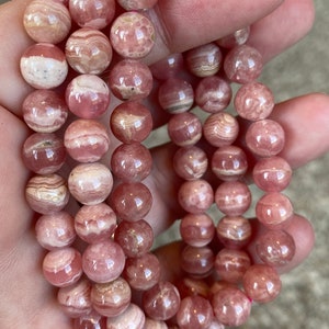 Rhodochrosite bracelet