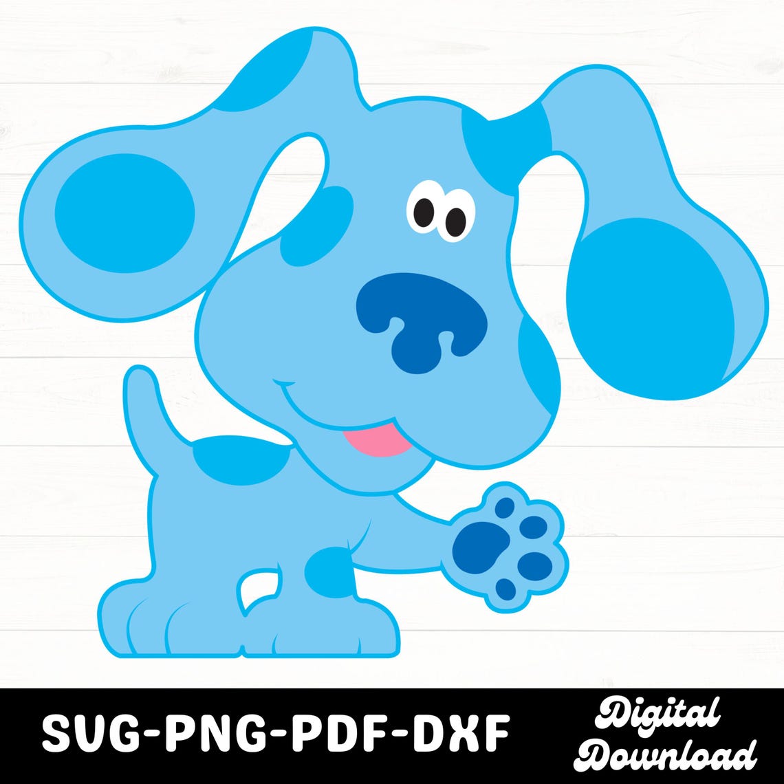 Blue's Clues Svg, Png, Pdf, Eps, Dxf - Etsy