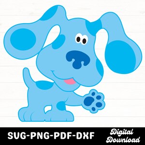 Blue's Clues svg, png, pdf, eps, dxf