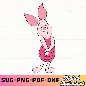 Piglet svg, png, pdf, eps, dxf