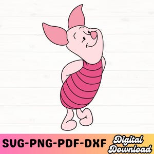 Piglet svg, png, pdf, eps, dxf
