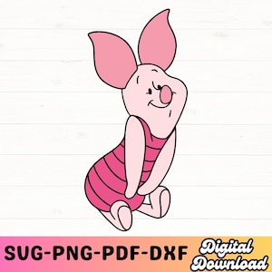 Piglet svg, png, pdf, eps, dxf