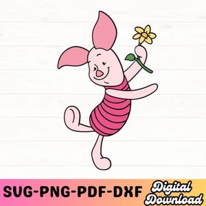 Piglet svg, png, pdf, eps, dxf