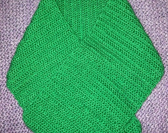 Hand crochet scarf