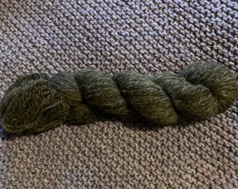 Hand spun wool yarn