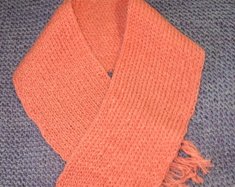 Hand knitted scarf