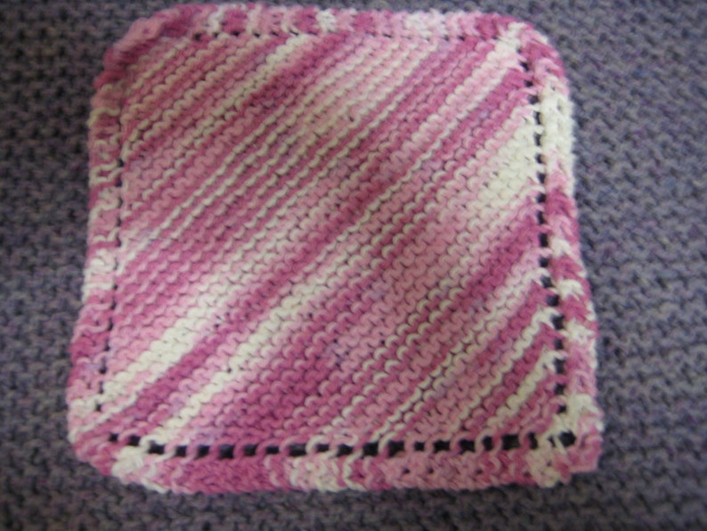 Knit Cotton Dishcloths image 4