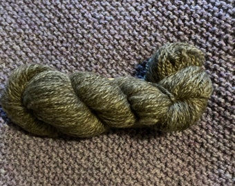 Hand spun wool yarn