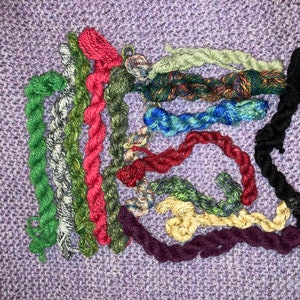 Mixed fiber mini skeins