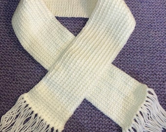 Tunisian hand crochet Scarf