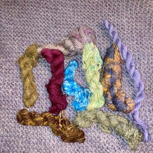 Mixed fiber mini skeins
