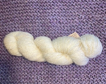 Hand spun Shetland wool skein