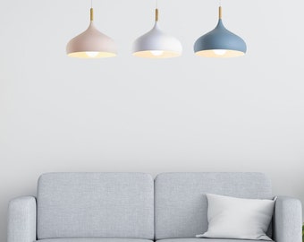 Nordic Ceiling Pendant Light | Aesthetic Modern Hanging Lighting | Minimalist Style Chandelier | Pendant Lighting for Living / Dining Room