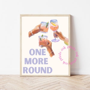 One More Round Digital Print