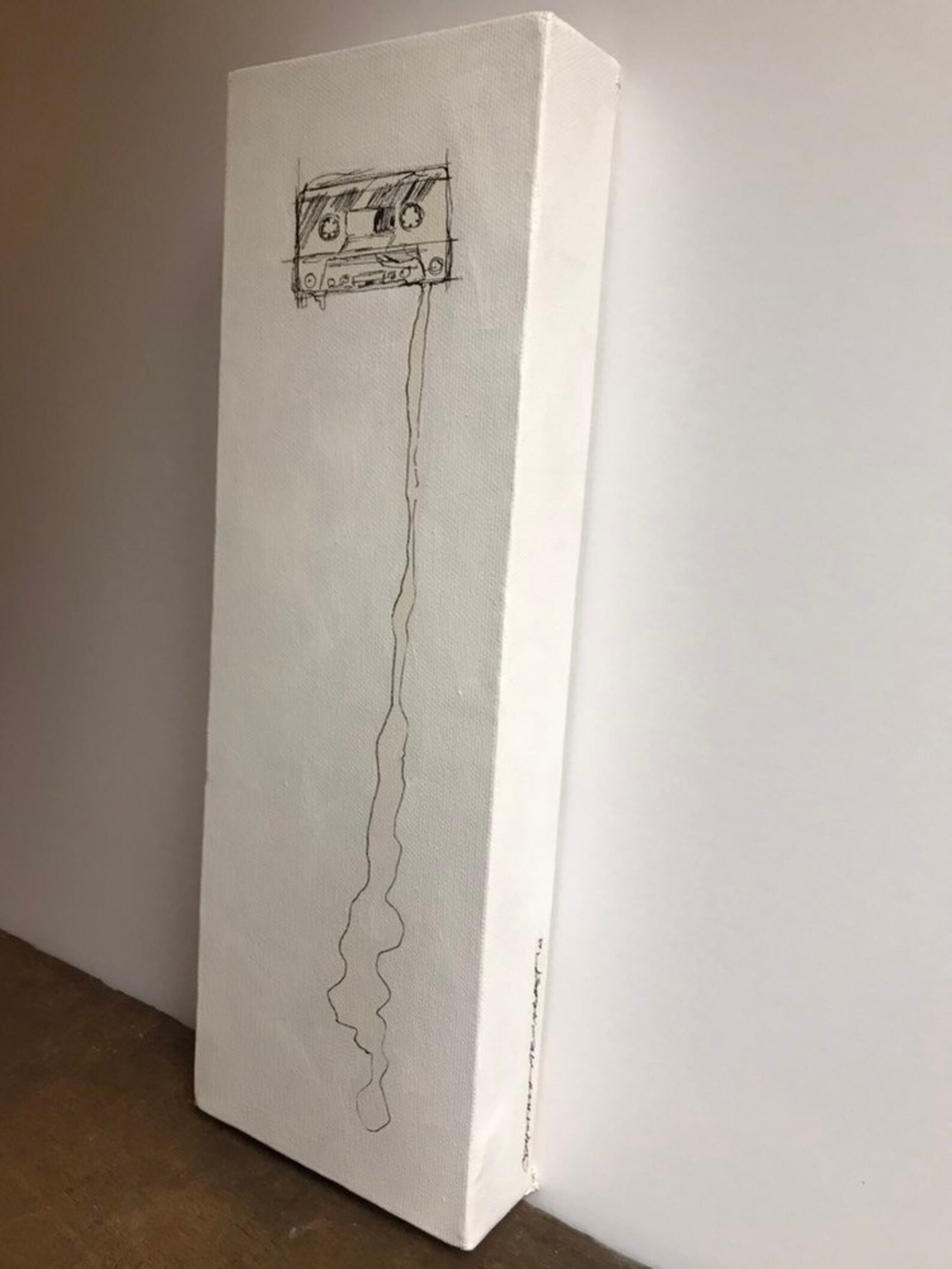 Unraveled Cassette Art Cassette Tape Art Retro Cassette Etsy