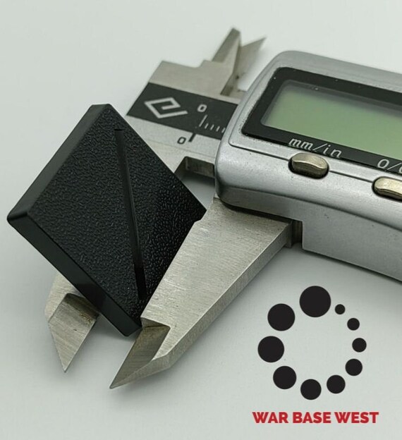 Basi In Plastica Nere Vuote DA INCASSO - Quadrate 25 Mm - Basette - Foto 13