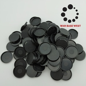 Lot von 100 28,5-mm-Rundbases für Warhammer 40k + AoS Games Workshop Bitz