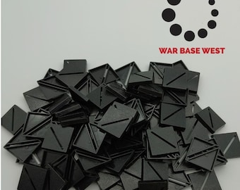 Lot De 100 Bases Rondes 25mm Pour Warhammer 40k Et AoS - Socles Plastique Miniatures