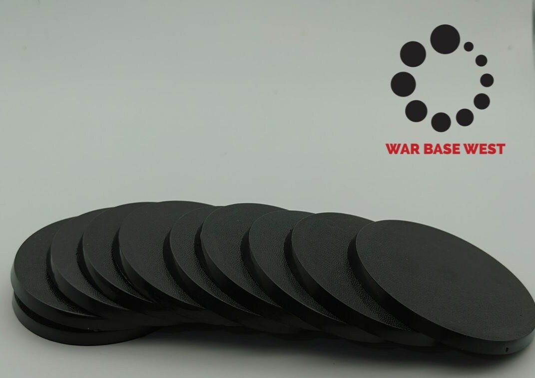 Basi Tonde In Plastica Per Wargaming Da 32 Mm Con Magnete &ndash; Confezione Da 10 Per Warhammer 40K E AOS