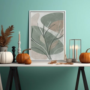 Tree Abstract Wall Art Set Abstract Floral Botanical Prints Minimalist Modern Art Boho Wall Decor