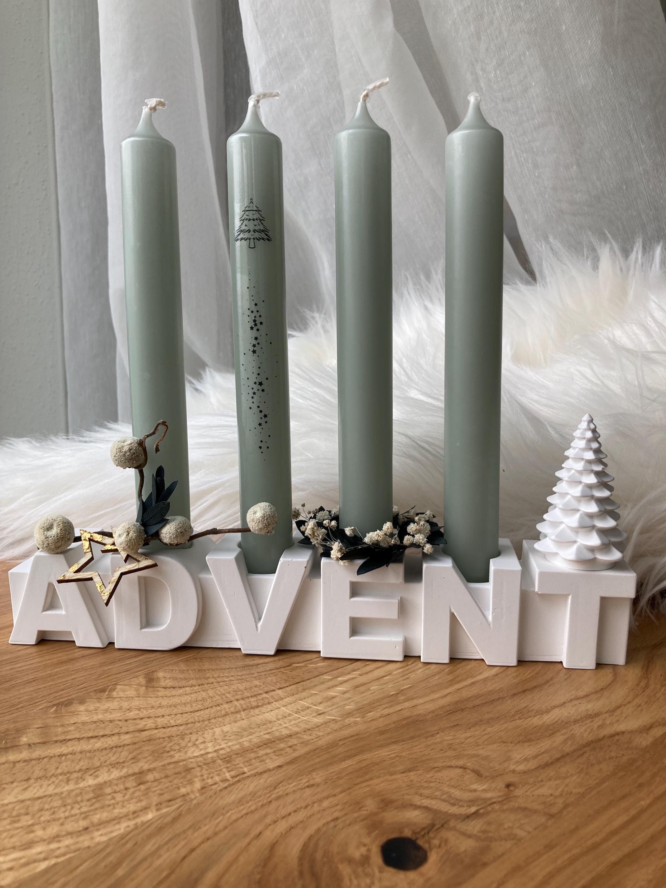Schlichter adventskranz