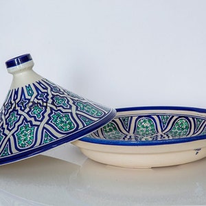 Handcrafted Ceramic Tagine: Traditional Moroccan Decor