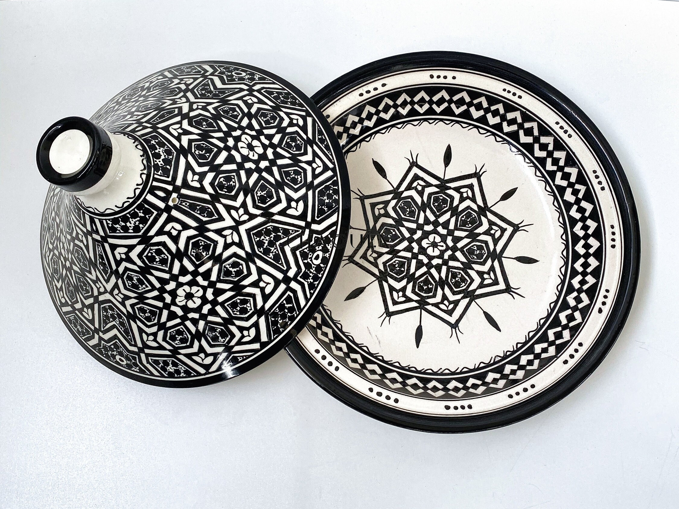 tajine marocain - décoration et cadeaux culturels traditionnels d'agadir authentique ustensiles de cuisine 100 % fabriqués à la main