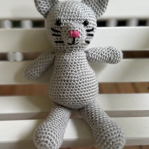 Katzen Häkelanleitung // Stoffkatze // Amigurumi // Claire die Katze