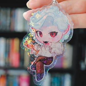 Astarion ~ Acrylic Keyring ~ Baldurs Gate 3