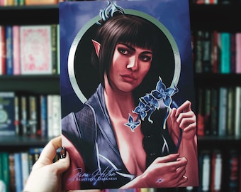 Baldurs Gate 3 - Shadowheart Portrait - Foiled Prints