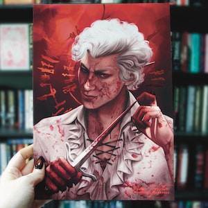 Astarion Portrait | Baldurs Gate 3 | Foiled Prints