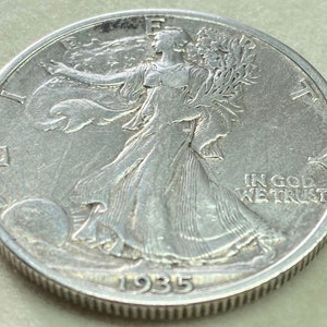 1935 Walking Liberty Half Dollar- No Mark
