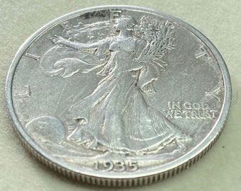1935 Walking Liberty Half Dollar- No Mark