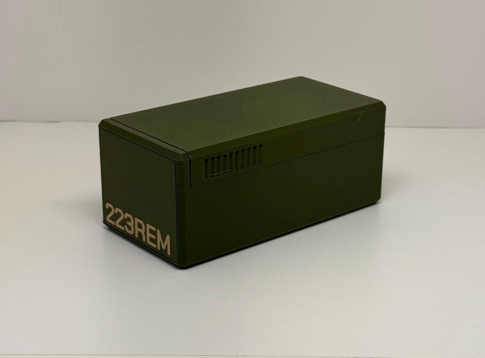 223 / 5.56 Ammo Storage Box – 3D Printed 50-round Holder | Durable