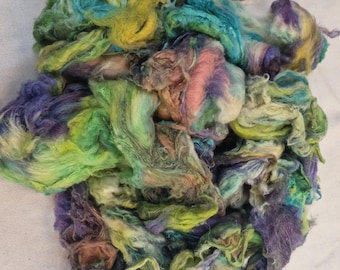 Tussah Noil for Art Yarn Spinning