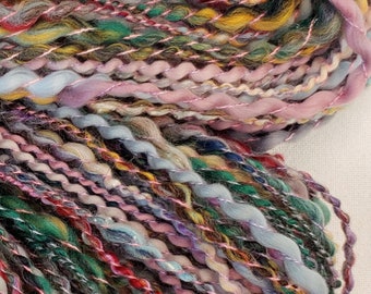 Handspun Blend  Art Yarn for Knitting
