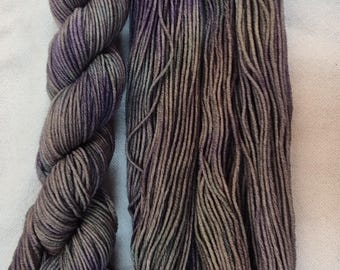 Hand Dyed Merino Wool Yarn for Knitting or Crochet