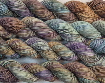 Hand Dyed Bamboo Cotton Yarn for Knitting or Crochet