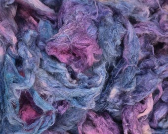 Tussah Noil for Art Yarn Spinning