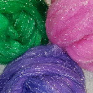 Hand Dyed Spinning Fiber for Hand Spinning Yarn or Blending Fibers Felting