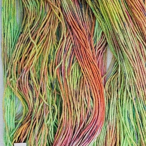 Hand Dyed Bamboo Cotton Yarn for Knitting or Crochet