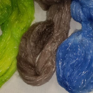 Hand Dyed Spinning Fiber for Hand Spinning Yarn or Blending Fibers Felting