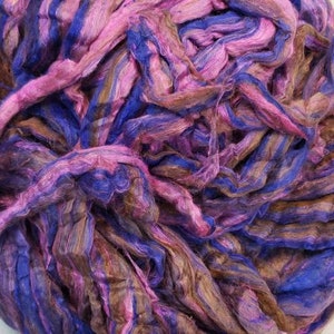 Sari Silk Roving for Art Yarn Spinning Blending