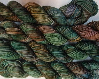 Hand Dyed Merino Wool Yarn for Knitting or Crochet