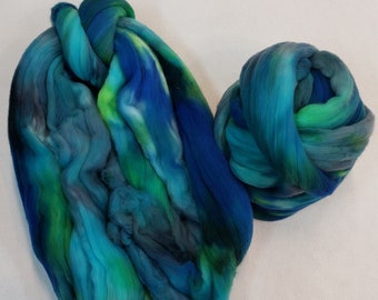 Faux Cashmere Hand Dyed  for Hand Spinning Yarn or Blending Fibers